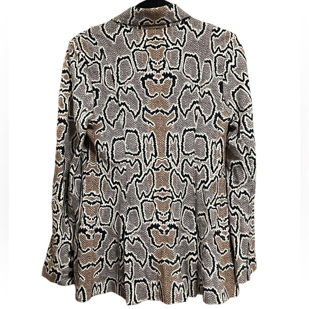 Cabi #3733 Python Blazer Snake Print Tan Gray Jac… - image 3